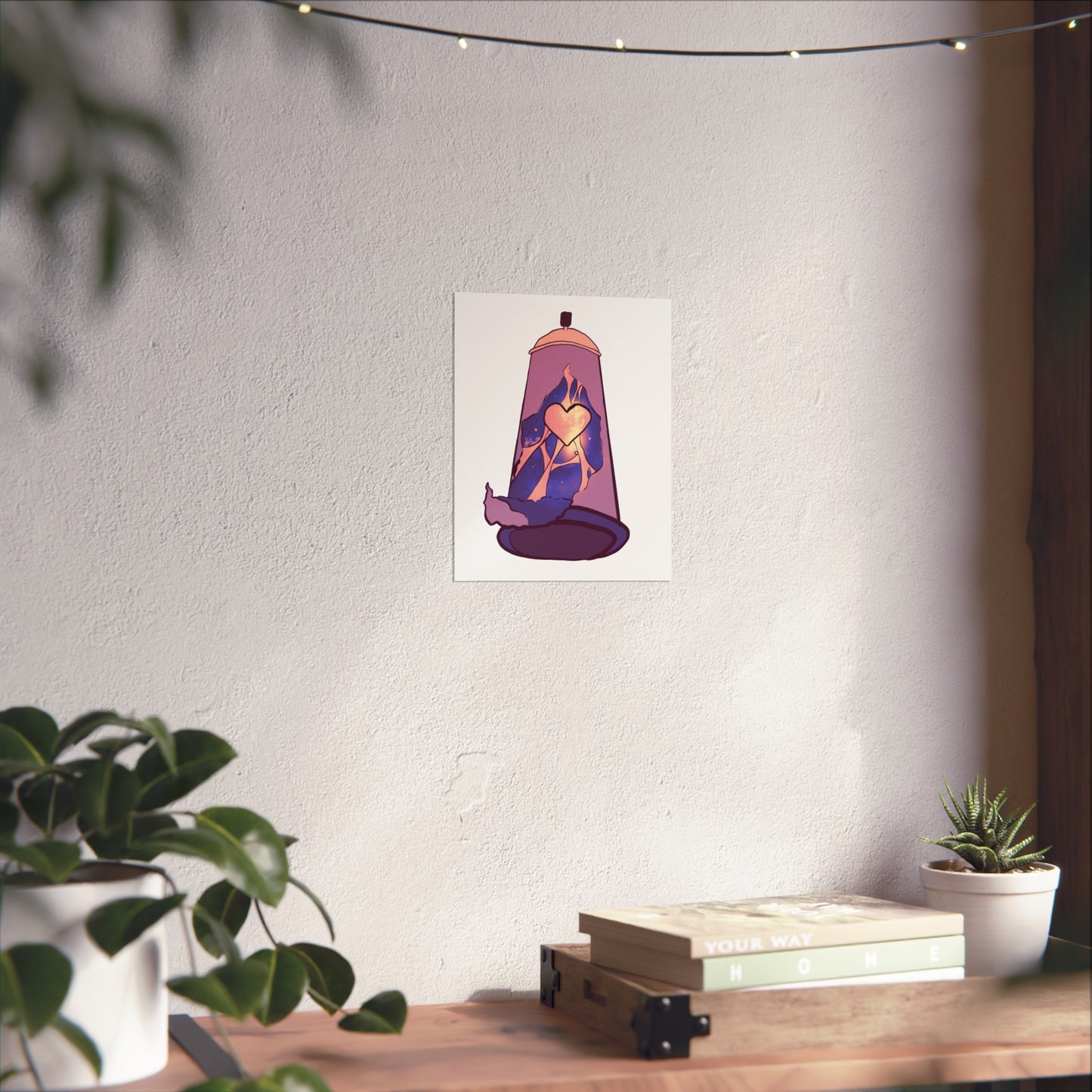 Heart in a Can Art Print