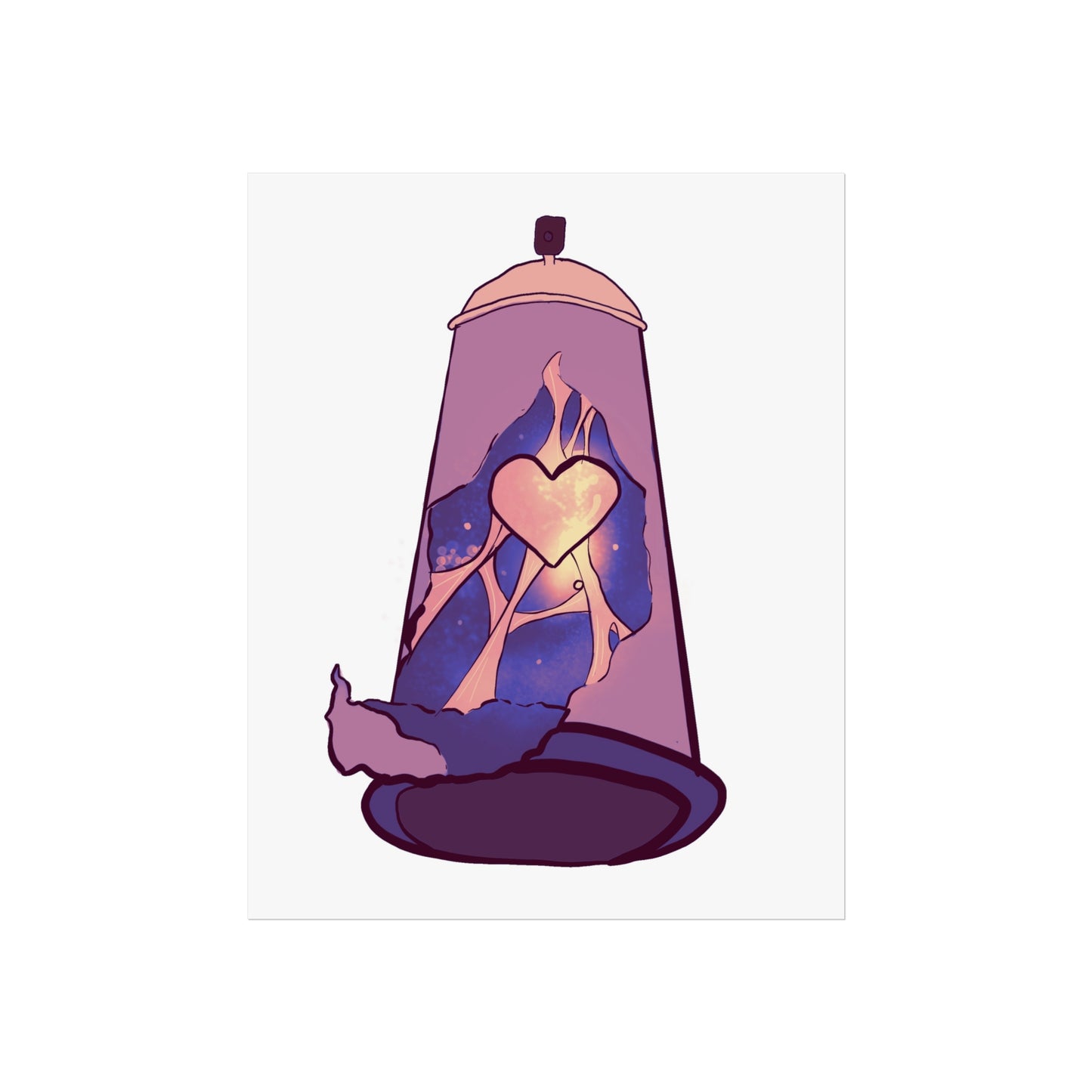 Heart in a Can Art Print