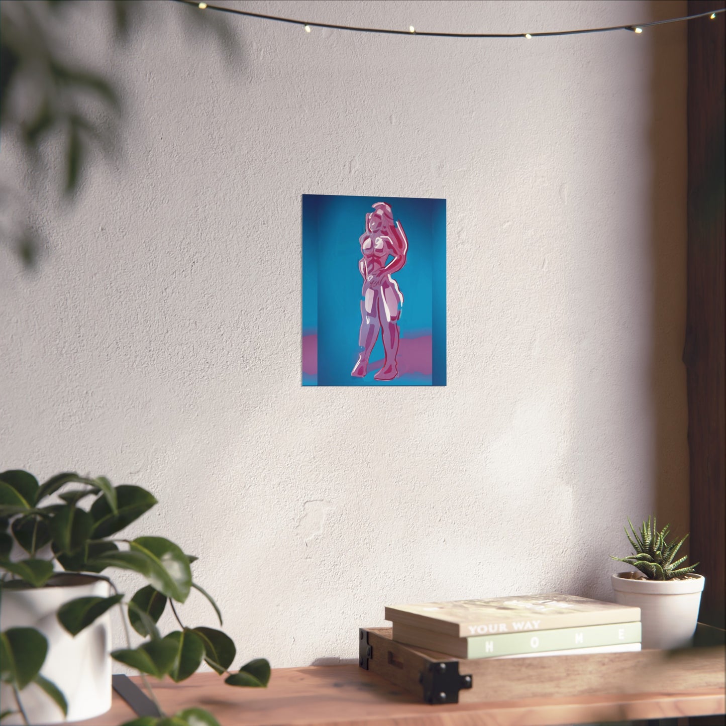 Mirror siren print